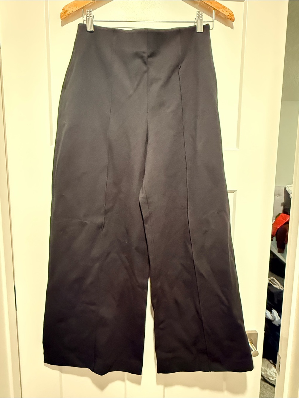SPANX Ponte Cropped Wide-Leg